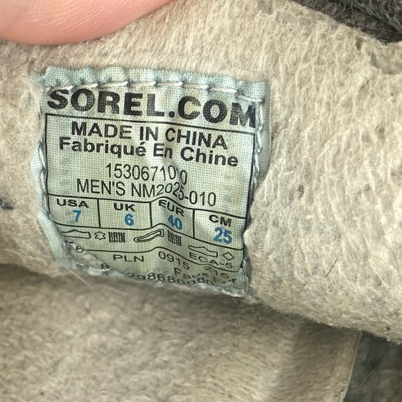 Sorel Dude Moc black slippers | size 7 - Picture 12 of 12